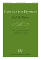 Canticle for Epiphany SATB choral sheet music cover